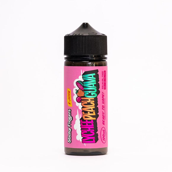 Sticky Fingers - Lychee Peach Guava 120ml