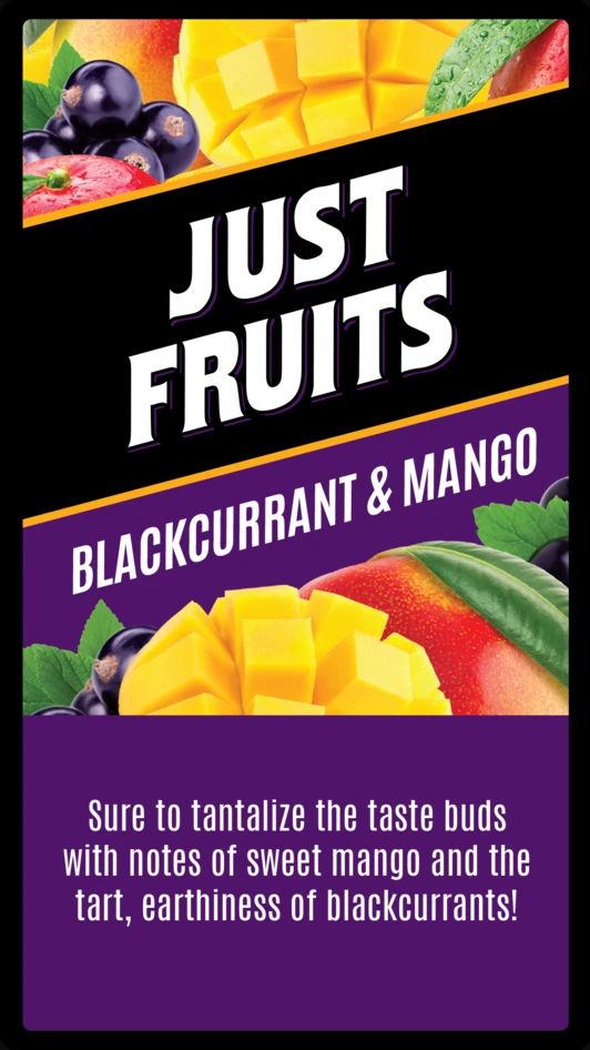 Just Fruits - Blackcurrant & Mango
