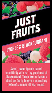 Just Fruits - Lychee Blackcurrant